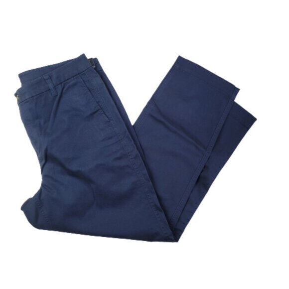 J. Crew High Rise Girlfriend Chino Pants Navy - Picture 2 of 12